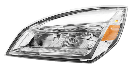 Freightliner Cascadia 2018 - 2024 - High Power Chrome LED Headlights - HD Truck Source