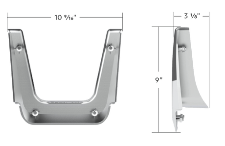 Freightliner Cascadia 2018 - 2025 - Chrome Plastic Fuel Tank Fairing Trim - HD Truck Source