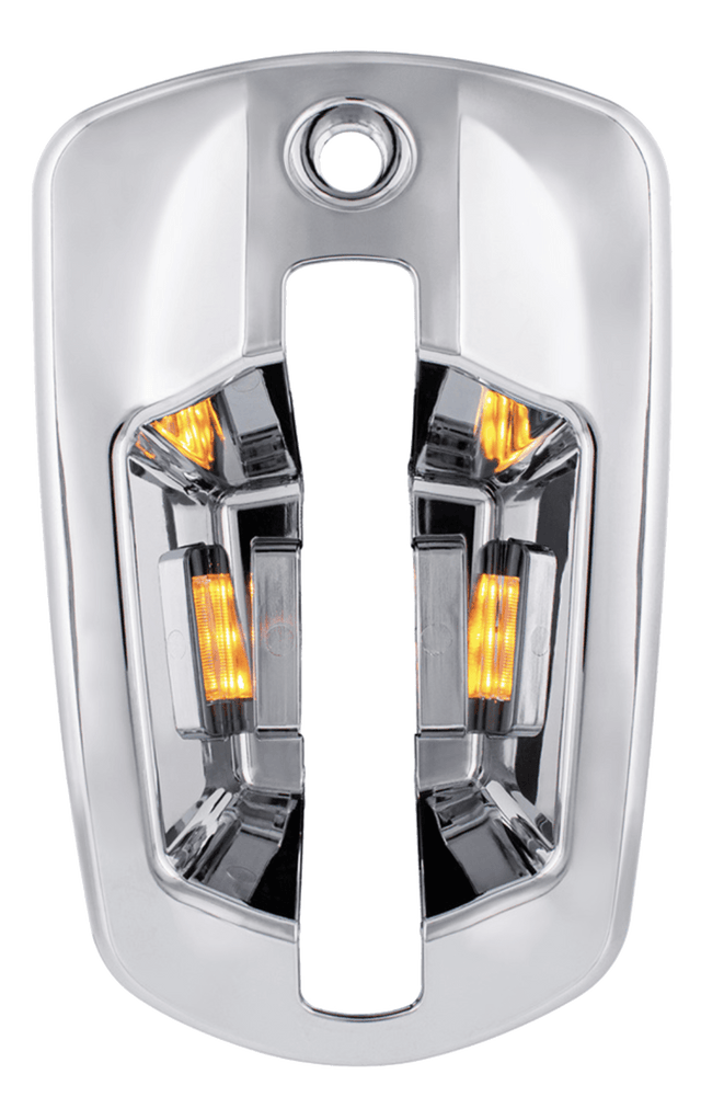 Freightliner Cascadia 2018 and Newer - 6 LED Chrome Door Handle Cover - HD Truck Source