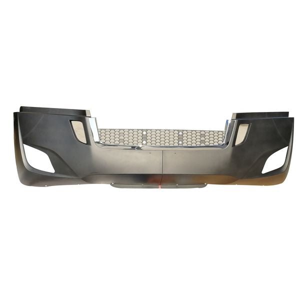 Freightliner Cascadia 2018+ Bumper w/Chrome Trim & Fog Light Holes - HD Truck Source