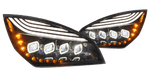 Freightliner Cascadia 2018+ LED Headlight Black (Driver) - HD Truck Source