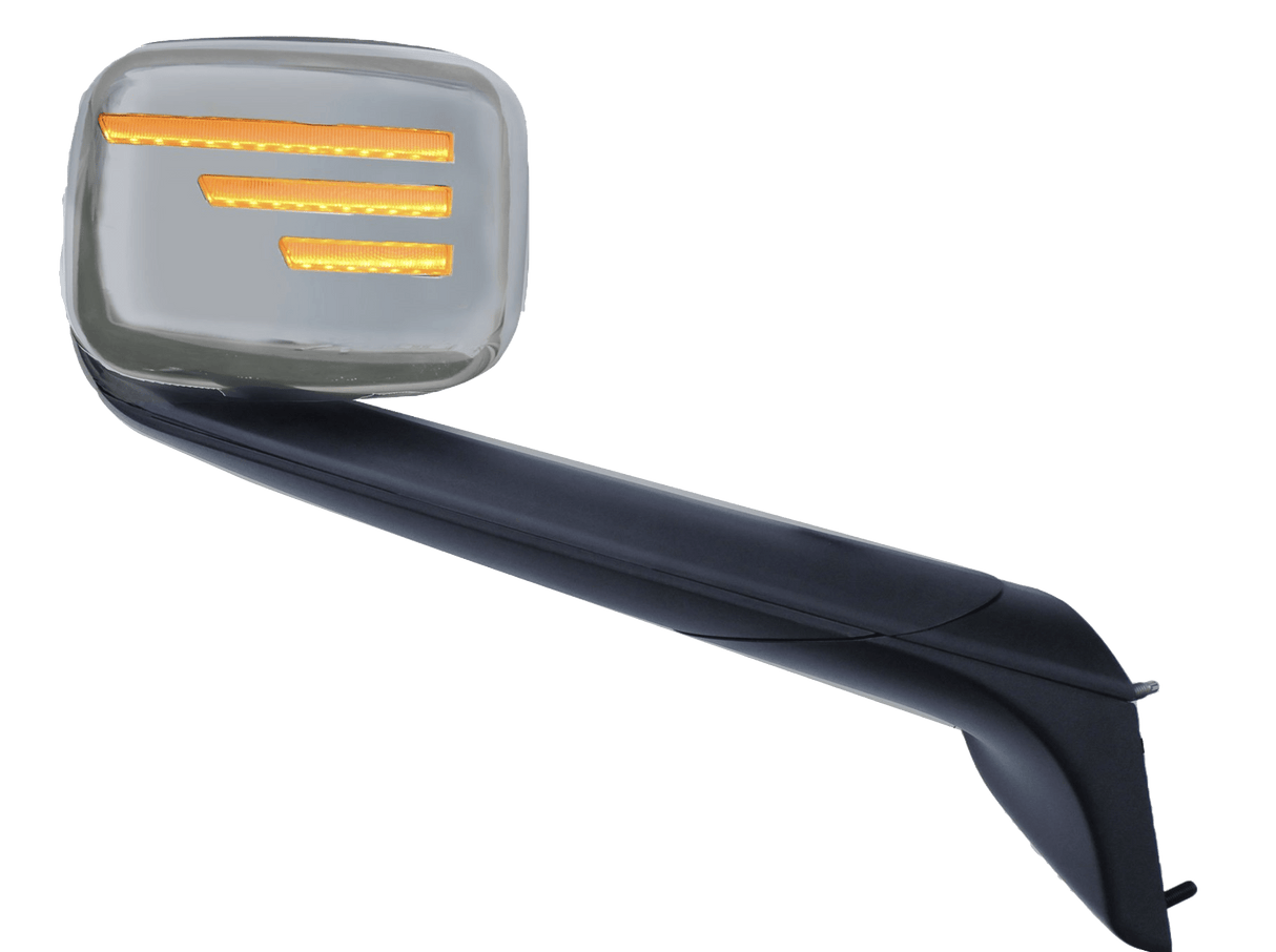 Freightliner Cascadia 2018 Up Heated Hood Mirror With Turn Signal - HD Truck Source