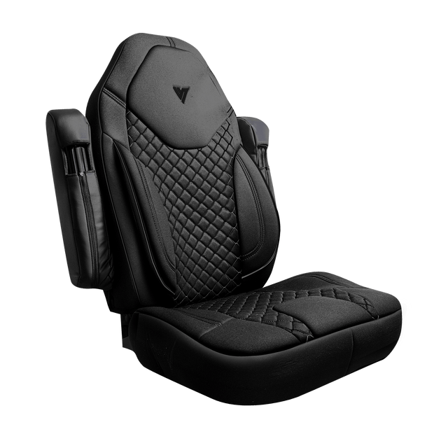 Freightliner Cascadia High Back 33 Inches Cloth Semi Truck Seat Cover – Full Black - HD Truck Source