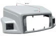 Freightliner FL 60 70 80 And FL 106 1991 And Newer - 46.5 Inch Fiberglass Hood - HD Truck Source