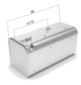 Freightliner FL 60/70 - 55 Gallon Square Fuel Tank Rear Fill 18 x 18.5 x 38 Inch - HD Truck Source