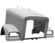Freightliner Fld Classic 120 And 132 1991 To 2008 - 71 Inch Fiberglass Hood - HD Truck Source