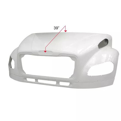 Freightliner M2 106 2003 And Newer - 39 Inch Fiberglass Hood With Lower Extension - HD Truck Source