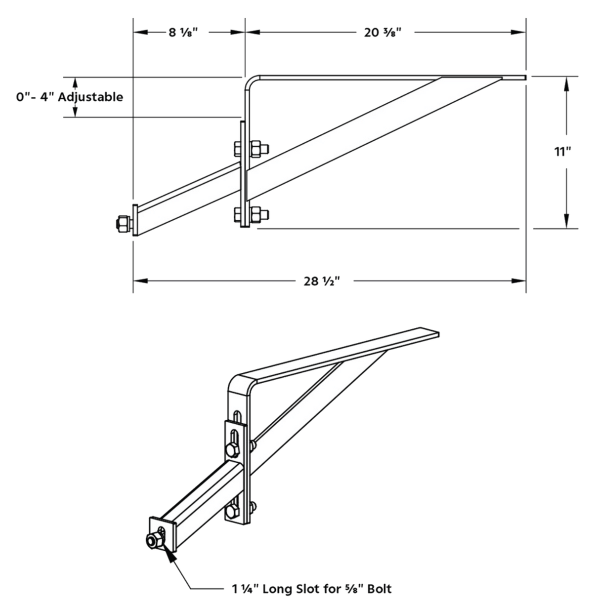 Half Tandem Fender Universal Stainless Steel Heavy Duty Attachment Kit - HD Truck Source