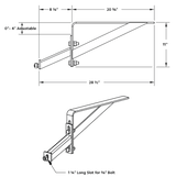 Half Tandem Fender Universal Stainless Steel Heavy Duty Attachment Kit - HD Truck Source
