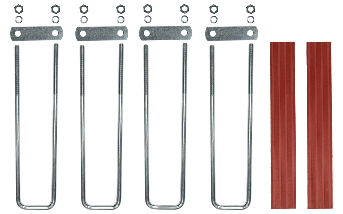 Headache Rack Keys Headache Rack Mounting Kit for Pickup Trucks – U-Bolts, Nuts & Plates ...