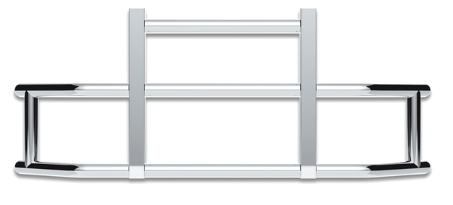 Highwayshield I25R Stainless Steel Grille Guard With Bracket Kit - HD Truck Source