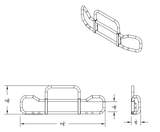 Highwayshield I40 Stainless Steel Grille Guard With Bracket Kit - HD Truck Source