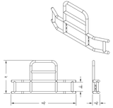 Highwayshield I85R Stainless Steel Grille Guard With Bracket Kit - HD Truck Source