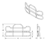 Highwayshield I95 Stainless Steel Grille Guard With Bracket Kit - HD Truck Source