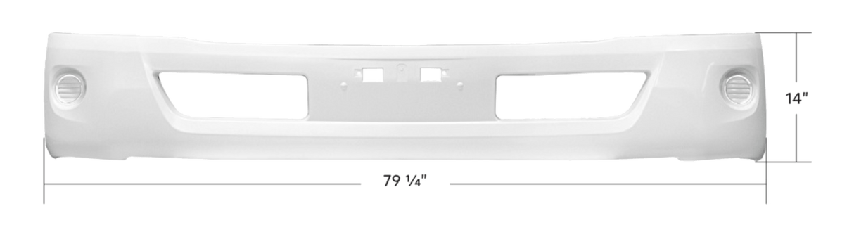 Hino 155/195 2016 - 2020 - Bumper With Opening For Fog Light - HD Truck Source