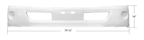 Hino 155/195 2016 - 2020 - Bumper With Opening For Fog Light - HD Truck Source