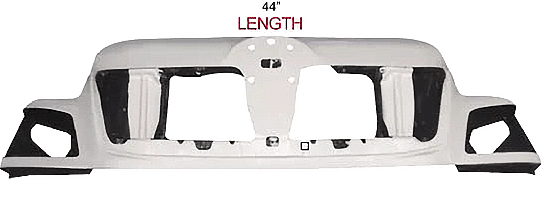 Hino 238 258 268 And 338 - 50 Inch Fiberglass Hood With Short Grille - HD Truck Source