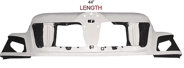Hino 238 258 268 And 338 - 50 Inch Fiberglass Hood With Short Grille - HD Truck Source