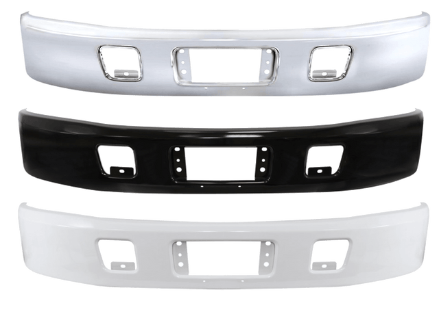 Hino 238/258/268/338 2005 - 2021 - Bumper Black, White and Chrome - HD Truck Source