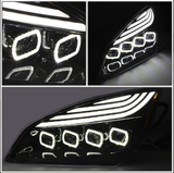 Freightliner Cascadia (2018-Newer) LED Headlight (Chrome or Black Inner Housing)