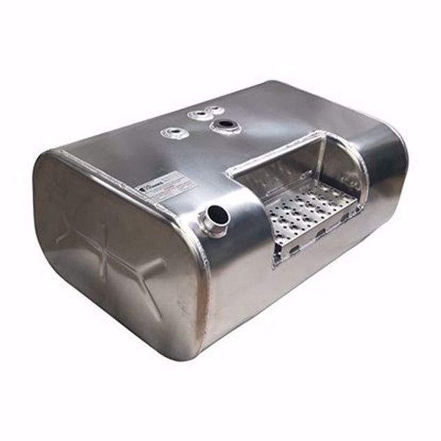 International 4700/4900 60 Gallon 15 x 25 x 37 Inches Rectangular Fuel Tank w/ Integrated Step - Driver Side - HD Truck Source