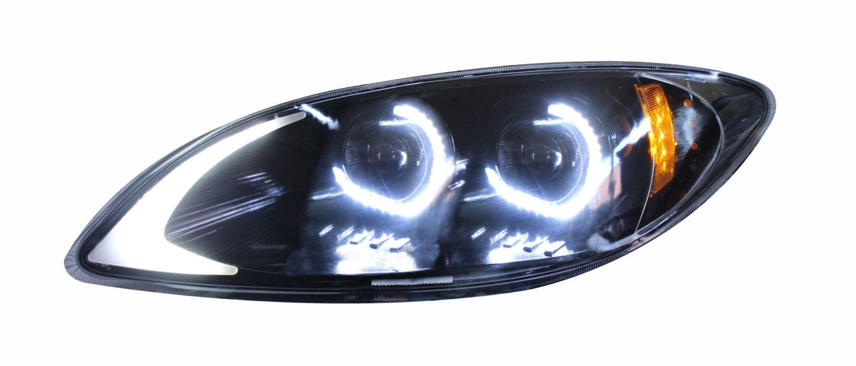 International Prostar LED Headlight Black (Driver) - HD Truck Source