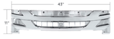 Isuzu NPR (ELF 200/300) 2013 - 2024 - Chrome Grille - HD Truck Source