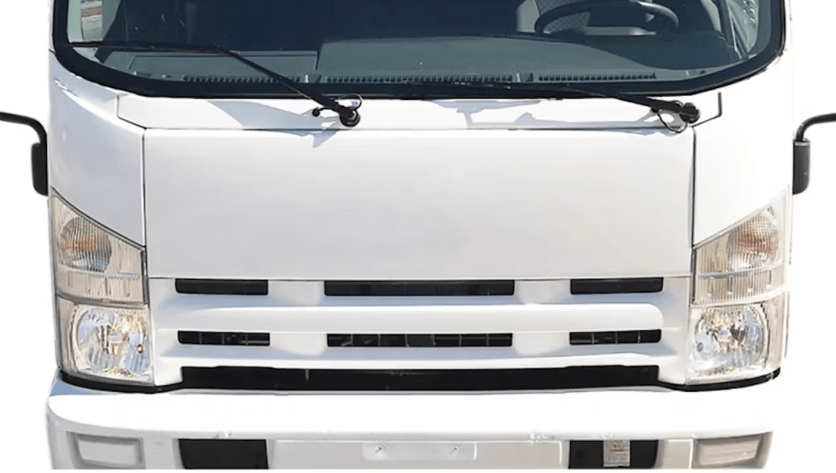 Isuzu NPR (ELF 400/500/600) 2008 - 2015 - Painted White Grille - HD Truck Source