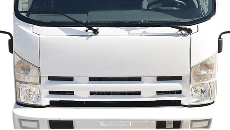 Isuzu NPR (ELF 400/500/600) 2008 - 2015 - Painted White Grille - HD Truck Source