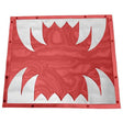 Kenworth - Mesh Sabertooth Red Bug Screen With White Teeth & Red Trim - HD Truck Source