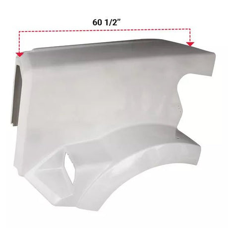 Kenworth T - 800 2010 And Newer - 60.5 Inch Fiberglass Hood - HD Truck Source