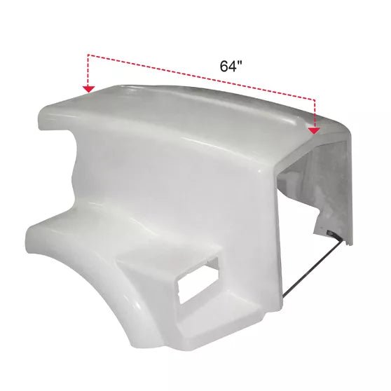 Kenworth T - 800 - 64 Inch Fiberglass Hood - HD Truck Source