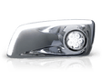 Kenworth T660 Fog Lamp Frame w/DayTime Running Light & LED Fog Light (Driver) - HD Truck Source