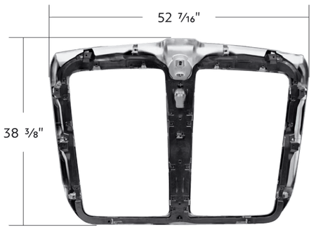 Kenworth T680 2013 - 2021 - Chrome Grille - HD Truck Source