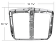 Kenworth T680 2013 - 2021 - Chrome Grille - HD Truck Source