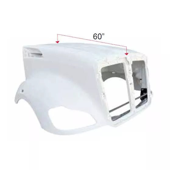 Kenworth T680 2013 And Newer - Curved Windshield Fiberglass Hood - HD Truck Source