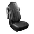 Kenworth T680, T880, W990 Faux Leather Semi Truck Seat Cover - Full Black - HD Truck Source