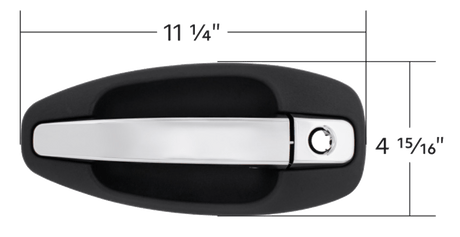Kenworth T680/T880 and W990 - Chrome Exterior Handle - HD Truck Source