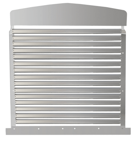 Kenworth W900L - Stainless Steel 15 Louvers Grill - HD Truck Source