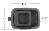 Kenworth W900/T800/T600/T300/C500 - Black Plastic Interior Daylight Door Handle - HD Truck Source