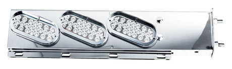 Mudflap Hangers Spring Loaded 6 Oval Clear Red LED Lights 2.5 Inch Bolt Pattern - HD Truck Source
