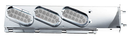 Mudflap Hangers Spring Loaded w/6 Oval Clear Red Spyder LED Lights 2.5" Bolt Pattern - HD Truck Source