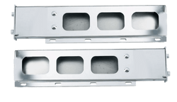 Mudflap Hangers, With Rectangular Light Holes, 2.5