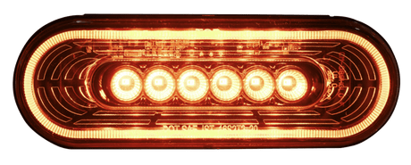 Oval Chasm Style STT Lights With 22 LEDs - HD Truck Source