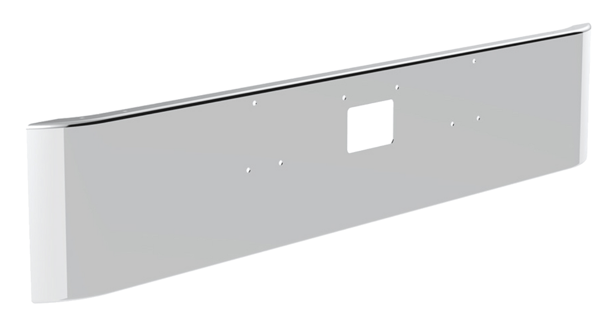 Peterbilt 379 1987 - 2007 - SS Clad Aluminum Bumper With Curved Ends - HD Truck Source