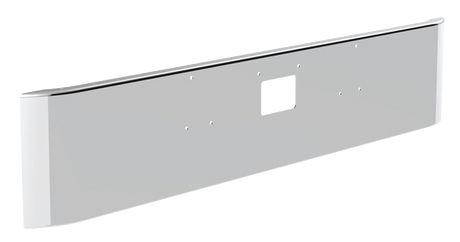 Peterbilt 379 1987 - 2007 - SS Clad Aluminum Bumper With Curved Ends - HD Truck Source