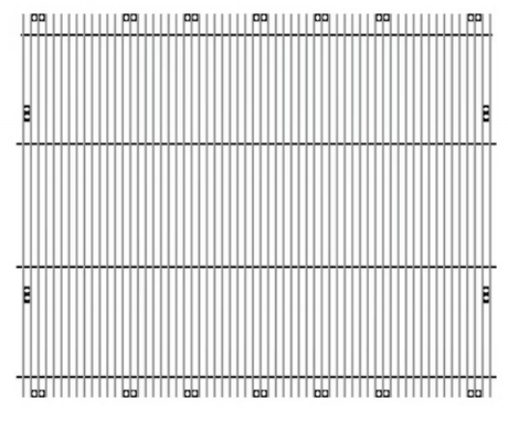 Peterbilt 379 Extended Hood - Aluminum Billet Style Grille Insert With Vertical Bars - HD Truck Source