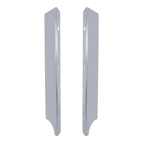 Peterbilt 379 With 4 Headlight System - Stainless Steel Side Grille Deflectors - HD Truck Source
