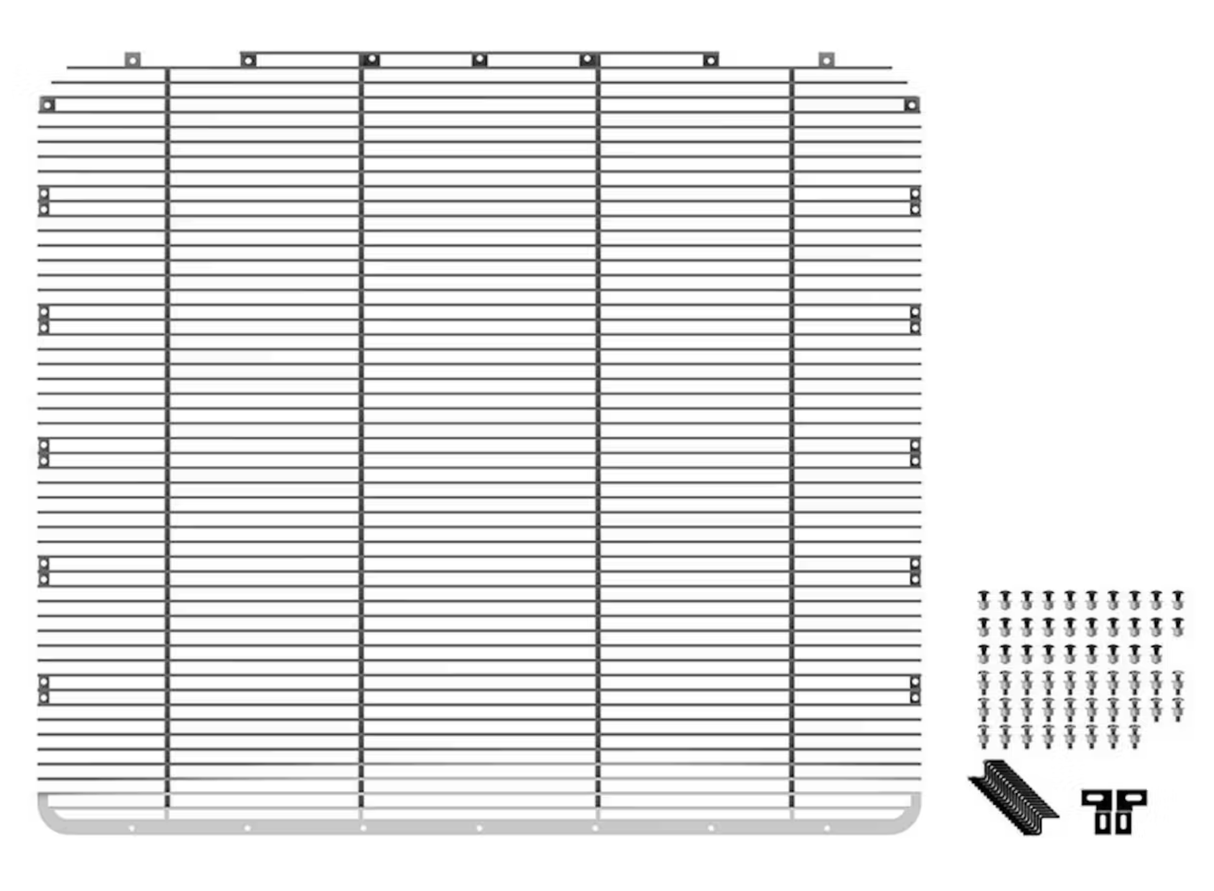 Peterbilt 389 - Aluminum Billet Style Grille Insert With Horizontal Bars - HD Truck Source