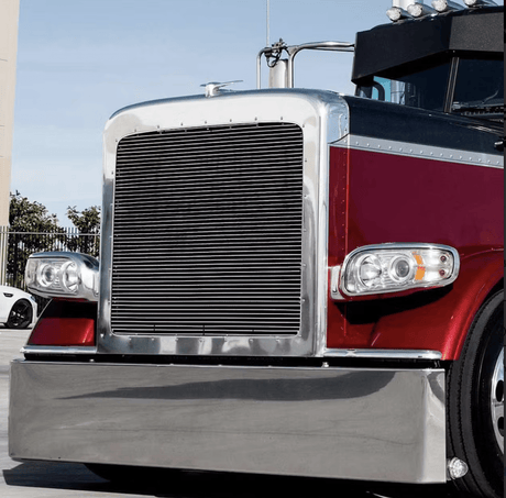 Peterbilt 389 - Aluminum Billet Style Grille Insert With Horizontal Bars - HD Truck Source